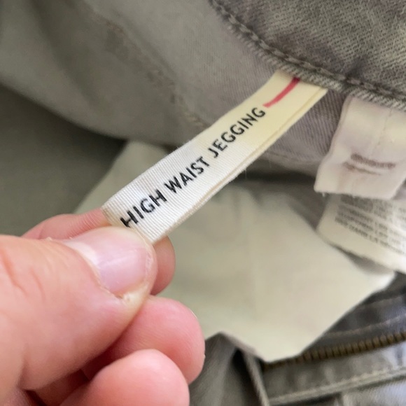 Garage Grey High Waist Jegging Jeans, Size 11 - Picture 6 of 11